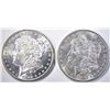 Image 1 : 1882 & 1878-S MORGAN DOLLARS  BU   BETTER DATES