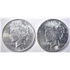 Image 1 : 1922-D,S PEACE DOLLARS  BU