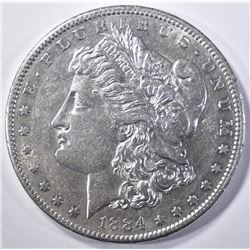 1884-S MORGAN DOLLAR  CH AU