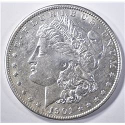 1901-S MORGAN DOLLAR  AU