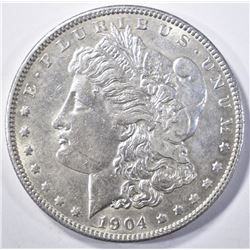 1904 MORGAN DOLLAR   AU/BU