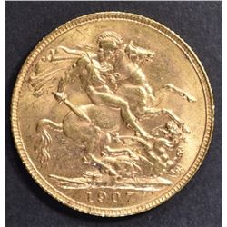 1907 GREAT BRITAIN GOLD SOVEREIGN