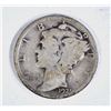 Image 1 : 1921-D MERCURY DIME, FINE KEY DATE