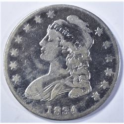 1834 BUST HALF DOLLAR, VF