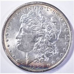 1891 MORGAN DOLLAR, GEM BU