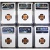 Image 2 : (6) P MINT LINCOLN CENTS NGC MS-66 RD