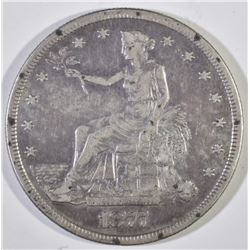 1877-S TRADE DOLLAR, XF