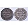 Image 2 : (2) DIMES: 1841-O LIBERTY SEATED DIME F,