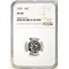 Image 1 : 1957 DIME NGC PF 69