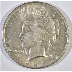 1921 PEACE DOLLAR, CH BU