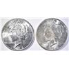 Image 1 : 1922-S & 1923-S PEACE DOLLARS  CH BU