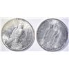 Image 2 : 1922-S & 1923-S PEACE DOLLARS  CH BU