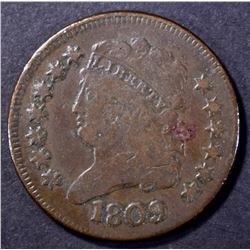 1809 HALF CENT FINE