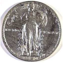 1920-S STANDING LIBERTY QUARTER AU