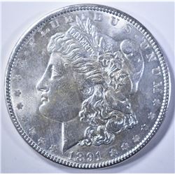 1891 MORGAN DOLLAR, CH BU BETTER DATE