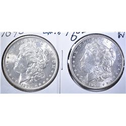 1890 CH BU & 1902-O GEM BU MORGAN DOLLARS