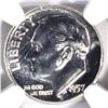 Image 2 : 1957 ROOSEVELT DIME, NGC PF-69