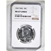 Image 1 : 1967 SMS KENNEDY HALF DOLLAR, NGC MS-67 CAMEO