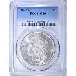 1879-S MORGAN DOLLAR, PCGS MS-64