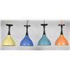 Image 1 : Mid Century Modern Multi-colored ceiling lights, 