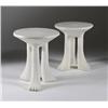 Image 1 : John Dickinson Pair of plaster end tables