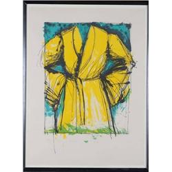 Jim Dine Yellow Robe, 1986. Ed 12/20