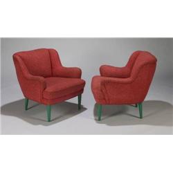 Paul László Pair of easy chairs