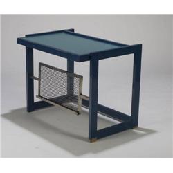 Paul László Lamp table leather top