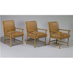 Paul László Game table armchairs, 6