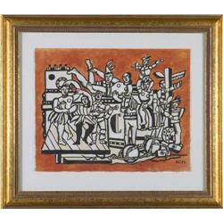 Fernand Leger, After Acrobats, 1955