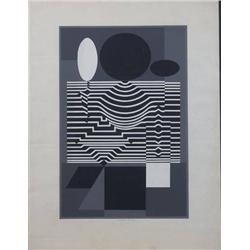 Victor Vasarely Progression, 1973