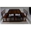 Image 1 : Gerald McCabe Table and pair of benches