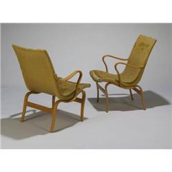 Bruno Mathsson Pair of Eva chairs