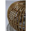 Image 2 : Franco Albini Pair of Rattan stools