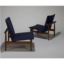 Finn Juhl Pair of lounge chairs