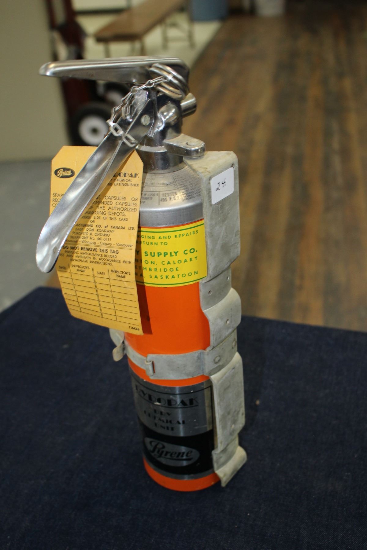 Pyropak Old Pyropak Pyrene Fire Extinguisher