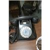 Image 1 : Black Desk Style Dial Telephone - Etelco - England