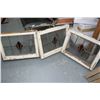 Image 2 : 3 Leaded Stained Glass Windows (Matching) - 16" x 20"