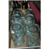 Image 1 : Flat w/6 Improved Gem Jars (Aqua)