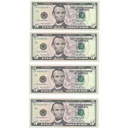 (10) Consecutive 2006 $5 FRN Star Notes CHCU