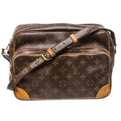 Louis Vuitton Monogram Canvas Leather Nile GM Shoulder Bag