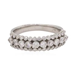 0.5 ctw Diamond Band - 14KT White Gold