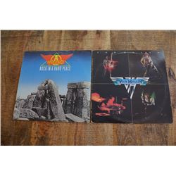 Aerosmith & Van Halen Vinyl Records