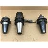 Image 1 : (3) MISC. CAT 50 TOOL HOLDER *SEE PICS FOR PART#*
