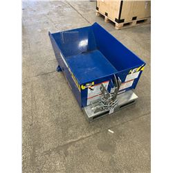 Vestil H-25-LD Low Profile Light Duty 90 Degree Self-Dumping Hopper, Steel, 25" Width, 18" Height, 4