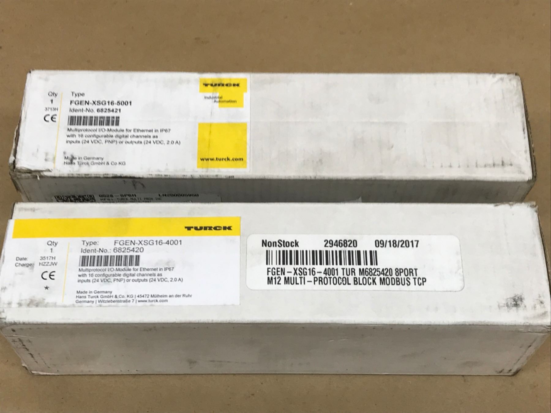 (2) TURCK MULTIPROTOCOL I/O-MODULE *SEE PICS FOR PART #'s