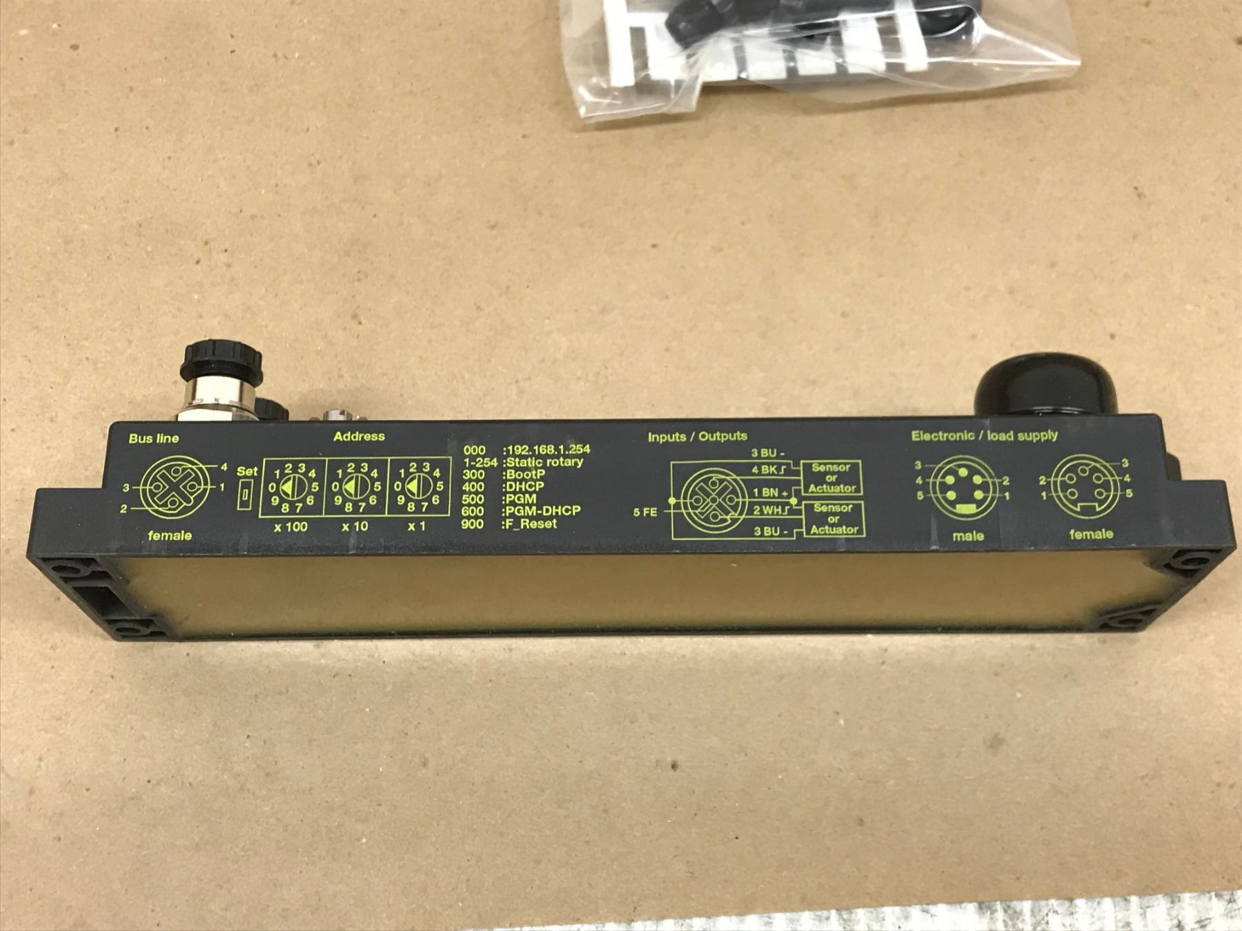 (2) TURCK MULTIPROTOCOL I/O-MODULE *SEE PICS FOR PART #'s