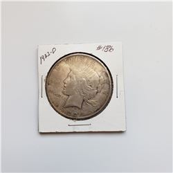 1922-D Peace Dollar