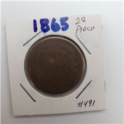 1865 Two Cent Piece