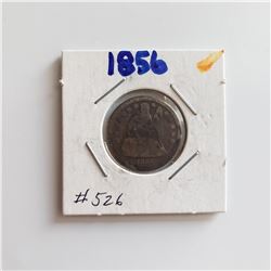 1856 Seated Liberty Dime